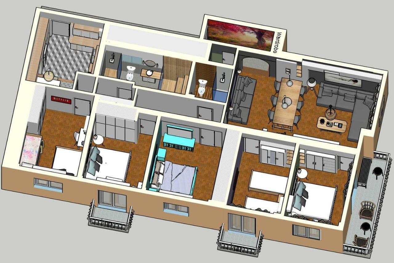 Victoria 5Star / 5Br Bigapt / Sauna / 2Min To Metro Atina Dış mekan fotoğraf