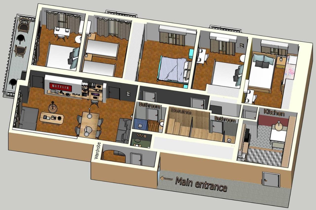 Victoria 5Star / 5Br Bigapt / Sauna / 2Min To Metro Atina Dış mekan fotoğraf
